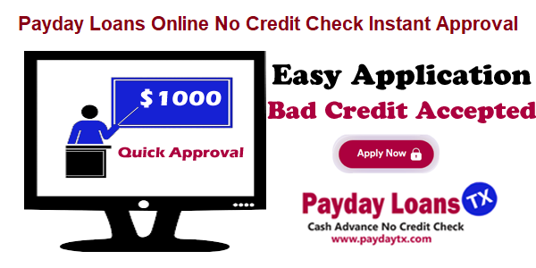 Payday Loans Online No Credit Check Instant Approval